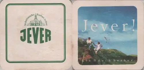 Bierdeckel quadratisch - Jever