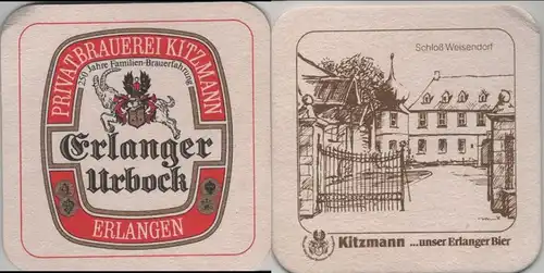 Bierdeckel quadratisch - Erlanger