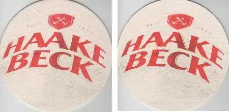 Bierdeckel rund - Haake Beck (leicht verschmutzt)