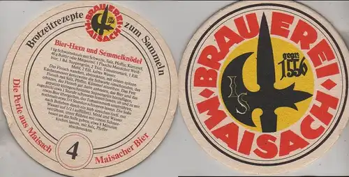 Bierdeckel rund - Maisach