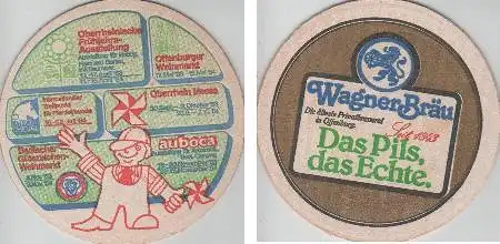 Bierdeckel rund - Wagner Bräu - 1983