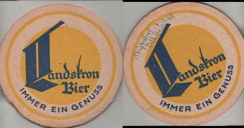 Bierdeckel rund - Landskron