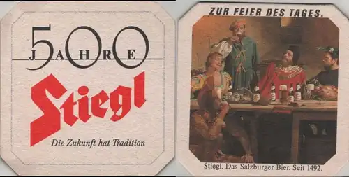 Bierdeckel quadratisch - Stiegl