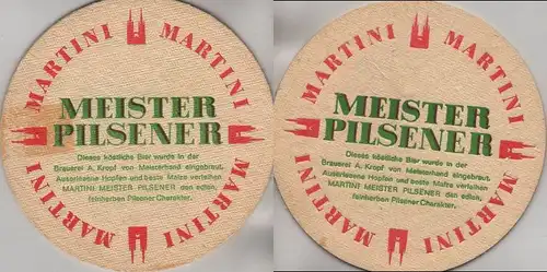 Bierdeckel rund - Martini