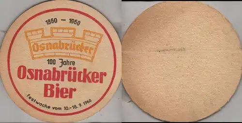 Bierdeckel rund - Osnabrücker Bier