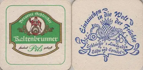 Bierdeckel quadratisch - Kaltenbrunner