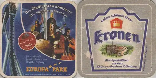 Bierdeckel quadratisch - Kronen