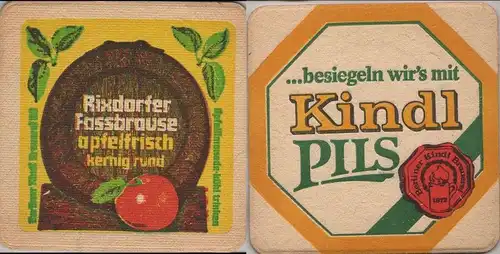 Bierdeckel quadratisch - Kindl Fassbrause