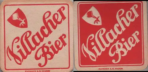 Bierdeckel quadratisch - Villacher