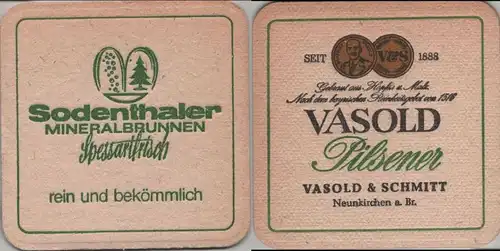 Bierdeckel quadratisch - Vasold