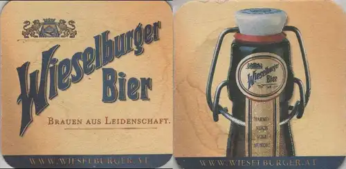 Bierdeckel quadratisch - Wieselburger