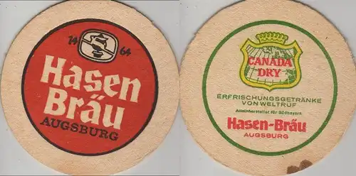 Bierdeckel rund - Hasenbräu Augsburg