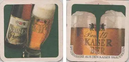 Bierdeckel quadratisch - Kaiser Spitzenbiere