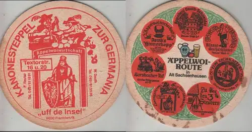 Bierdeckel rund - Äppelwoi