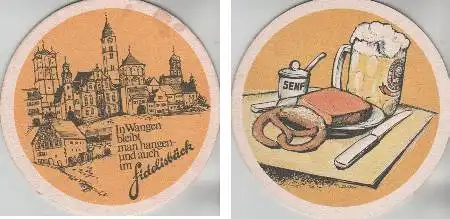 Bierdeckel rund - Werbung - fidelisbäck