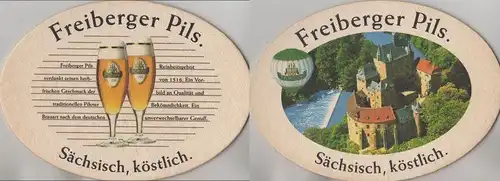 Bierdeckel oval - Freiberger