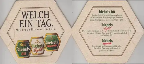 Bierdeckel 6-eckig - Diebels