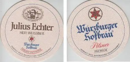 Bierdeckel rund - Würzburger und Echter-Weissbier