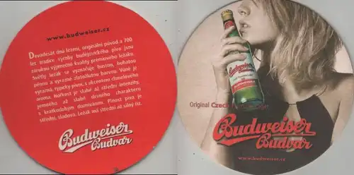 Bierdeckel rund - Budweiser (Tschechien)
