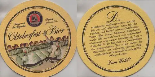 Bierdeckel rund - Paulaner