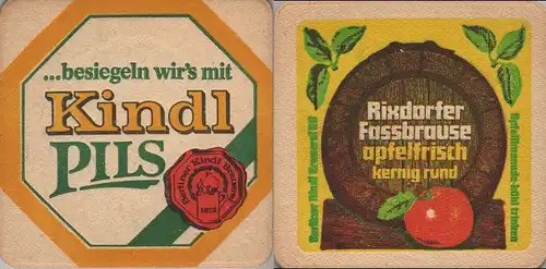 Bierdeckel quadratisch - Kindl