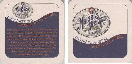Bierdeckel quadratisch - Maisel - Bier auf schönste Weise