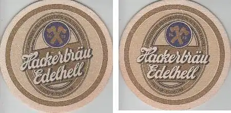 Bierdeckel rund - Hackerbräu Edelhell