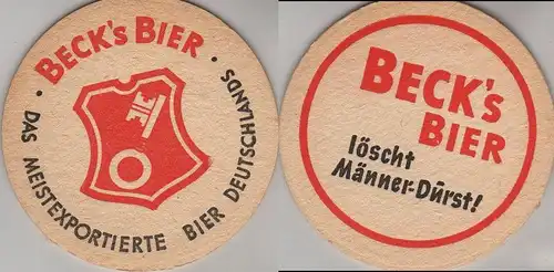 Bierdeckel rund - Becks