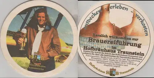 Bierdeckel rund - Hofbräuhaus Traunstein