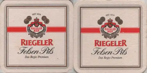 Bierdeckel quadratisch - Riegeler