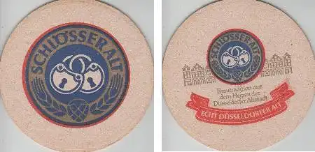 Bierdeckel rund - Schlösser - aus der Altstadt Düsseldorf