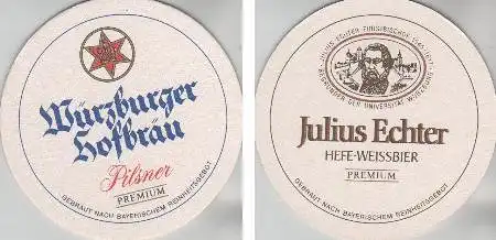 Bierdeckel rund - Würzburger - Echter Weissbier Premium