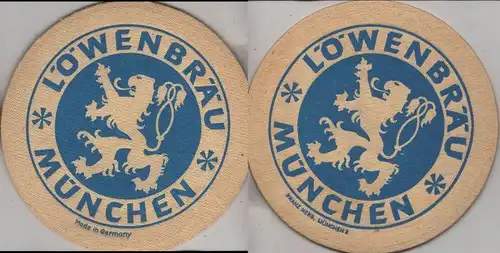 Bierdeckel rund - Löwenbräu