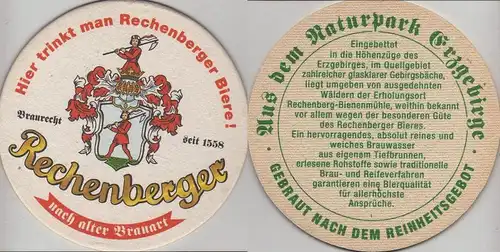 Bierdeckel rund - Rechenberger