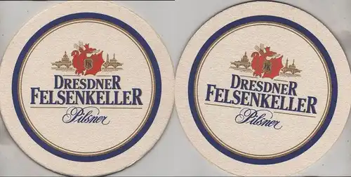 Bierdeckel rund - Dresdner Felsenkeller