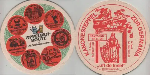 Bierdeckel rund - Äppelwoi