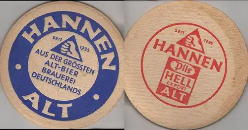 Bierdeckel rund - Hannen