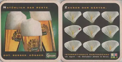 Bierdeckel quadratisch - Gösser