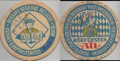 Bierdeckel rund - Kurfürsten