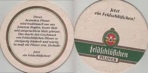 Bierdeckel rund - Feldschlößchen