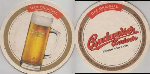 Bierdeckel rund - Budweiser (Tschechien)