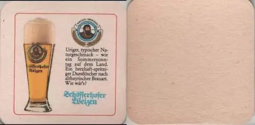 Bierdeckel quadratisch - Schöfferhofer