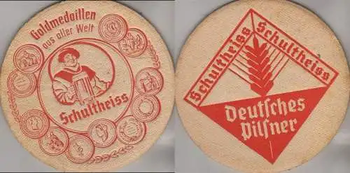 Bierdeckel rund - Schultheiss