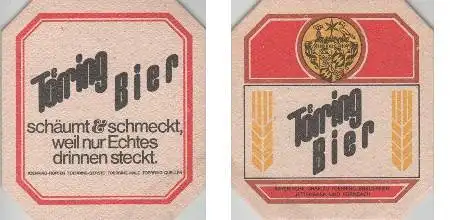 Bierdeckel quadratisch - Törring schäumt und schmeckt