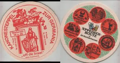 Bierdeckel rund - Äppelwoi