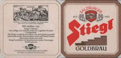 Bierdeckel quadratisch - Stiegl