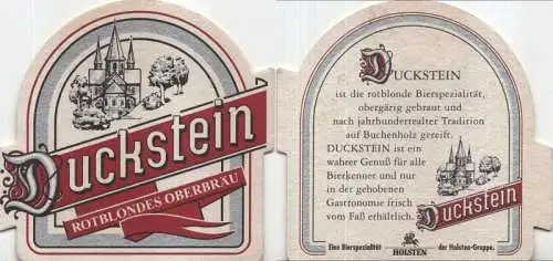 Bierdeckel Sonderform - Duckstein