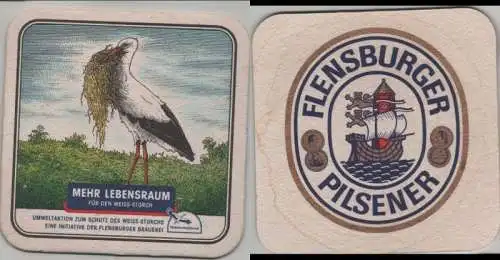 Bierdeckel quadratisch - Flensburger