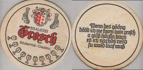 Bierdeckel rund - Grosch