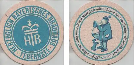 Bierdeckel rund - Herzogliches Brauhaus Tegernsee